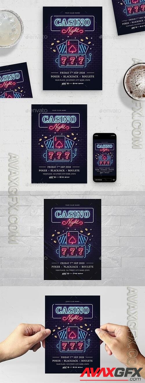 Graphicriver - Casino Flyer Template 40578216