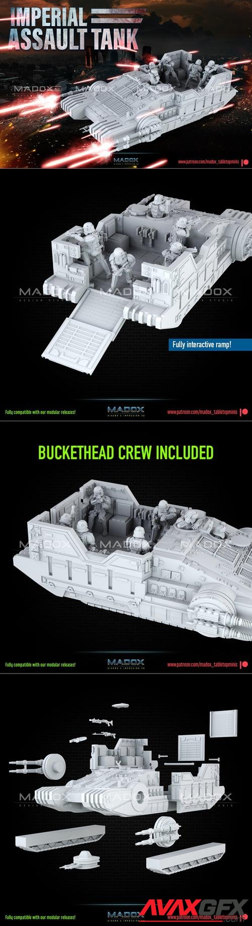 Imperial Assault Tank – 3D Print