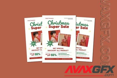 Christmas Super Sale Flyer PSD