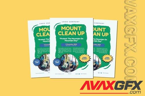 Mount Clean Up Flyer PSD