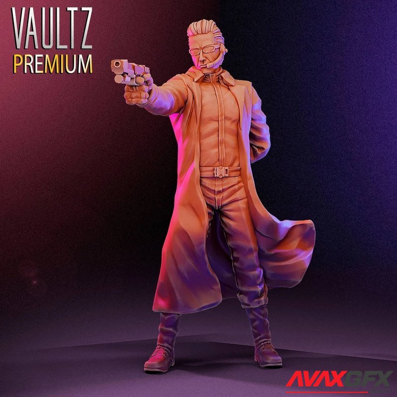 Vaultz Miniatures - Albert Wesker from Resident Evil - 3D Print Model