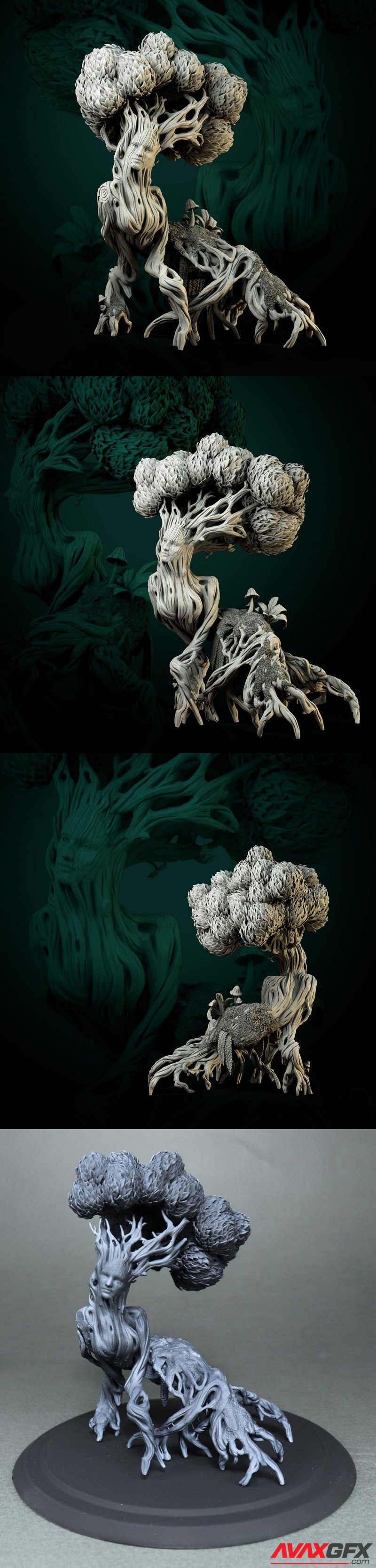 White Werewolf Tavern - Living Tree - 3D Print Model