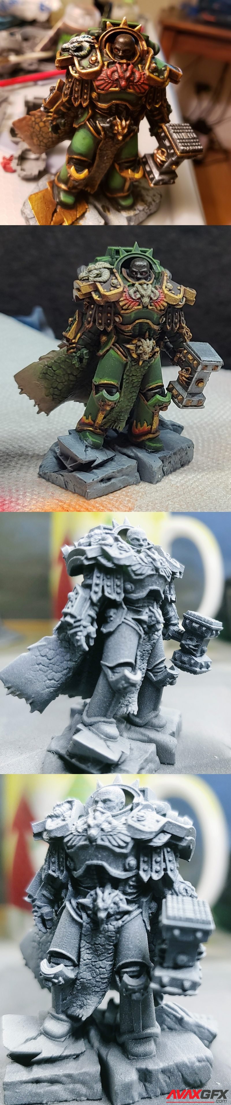 Vulkan the Lord of Drakes - 3D Print Model