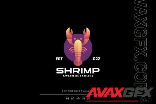 Shrimp Gradient Logo PSD