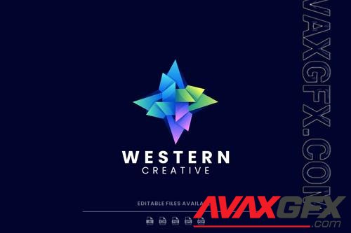 Abstract Gradient Logo PSD