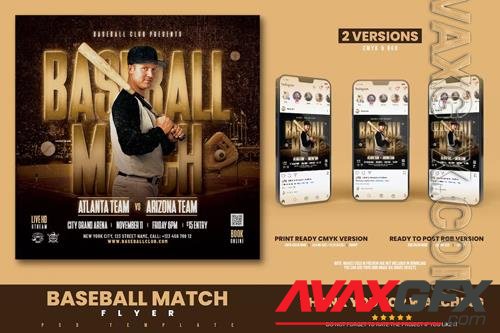 Baseball Flyer PSD