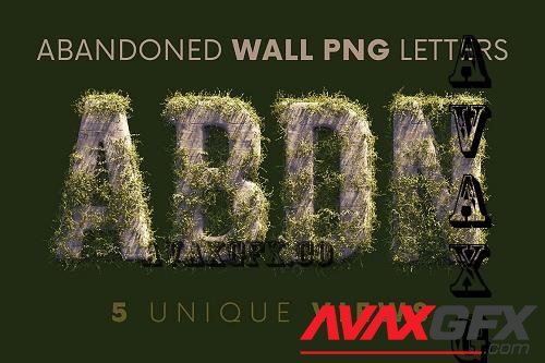 Abandoned Wall - 3D Lettering - 10242107
