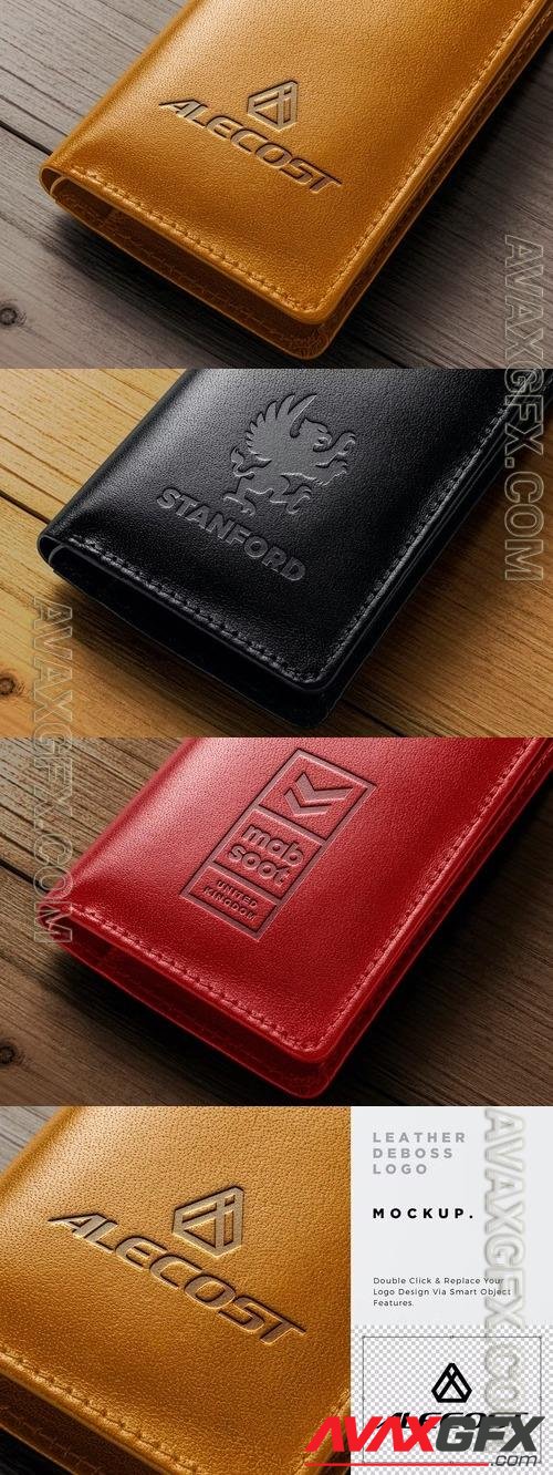 Leather Stamping Logo Mockup 