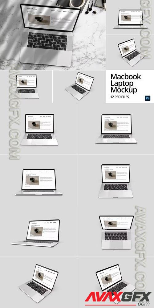 Macbook Laptop Mockup PSD