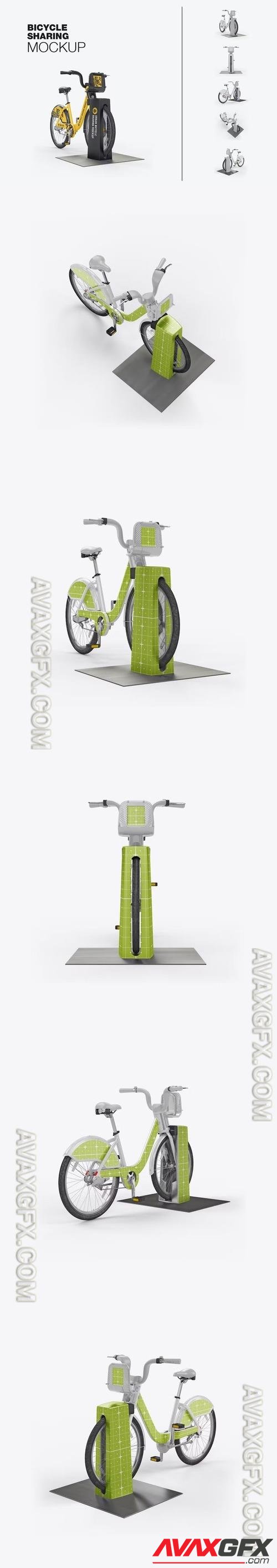 Bicycle Sharing Mockup PSD