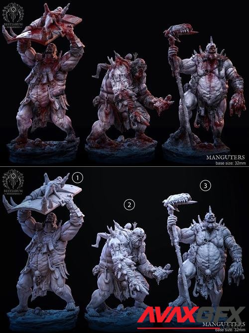 Man Eaters II - Mangutters – 3D Print