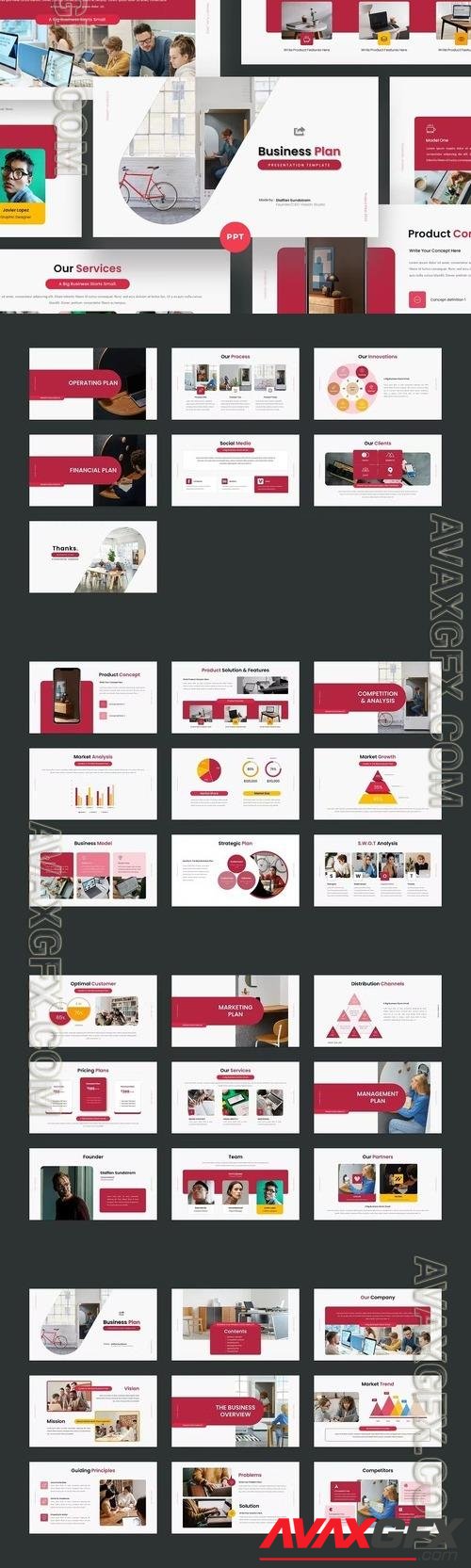 Business Plan PowerPoint Template FE67Q2Q