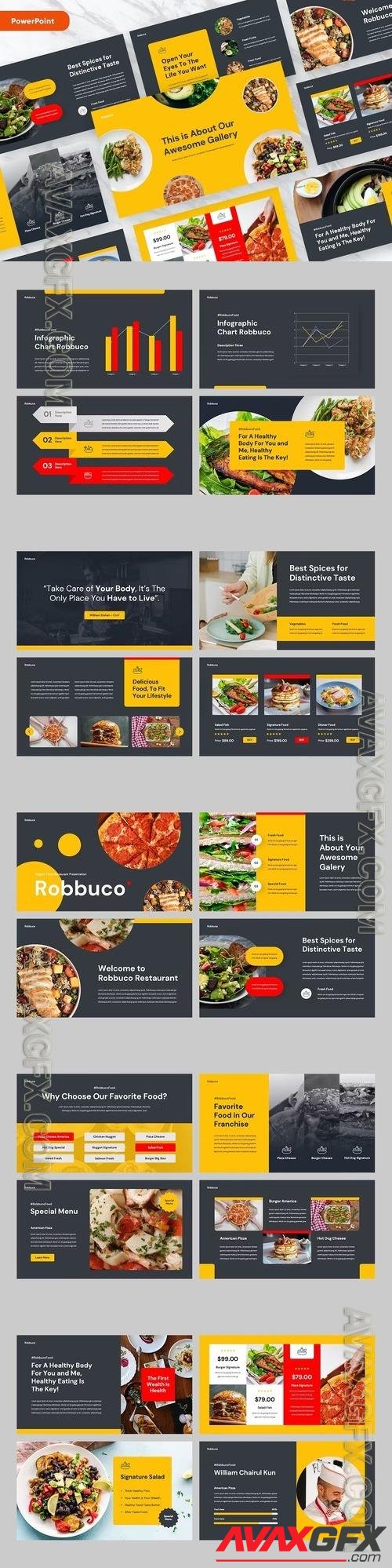 ROBBUCO - Food & Restaurant Powerpoint Template PG2GUP7