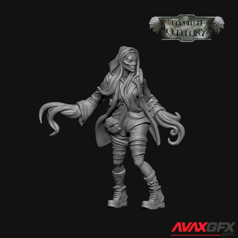 Eldritch Century - Monster Thing That Caresses - 3D Print Model