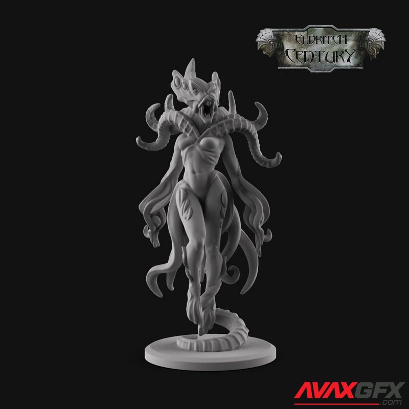 Eldritch Century - Monster Thing That Sings - 3D Print Model