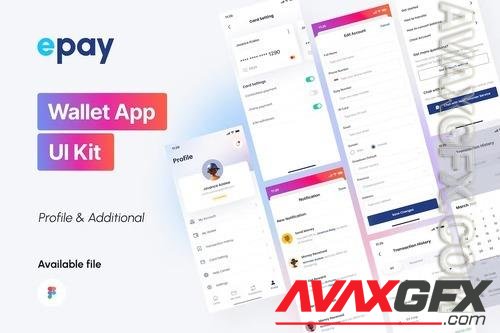 Epay - Wallet App - Profile & Additional Pages