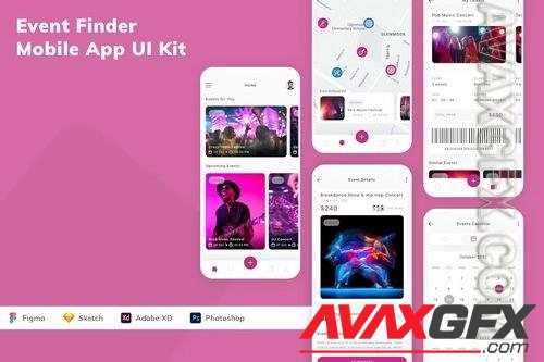 Event Finder Mobile App UI Kit