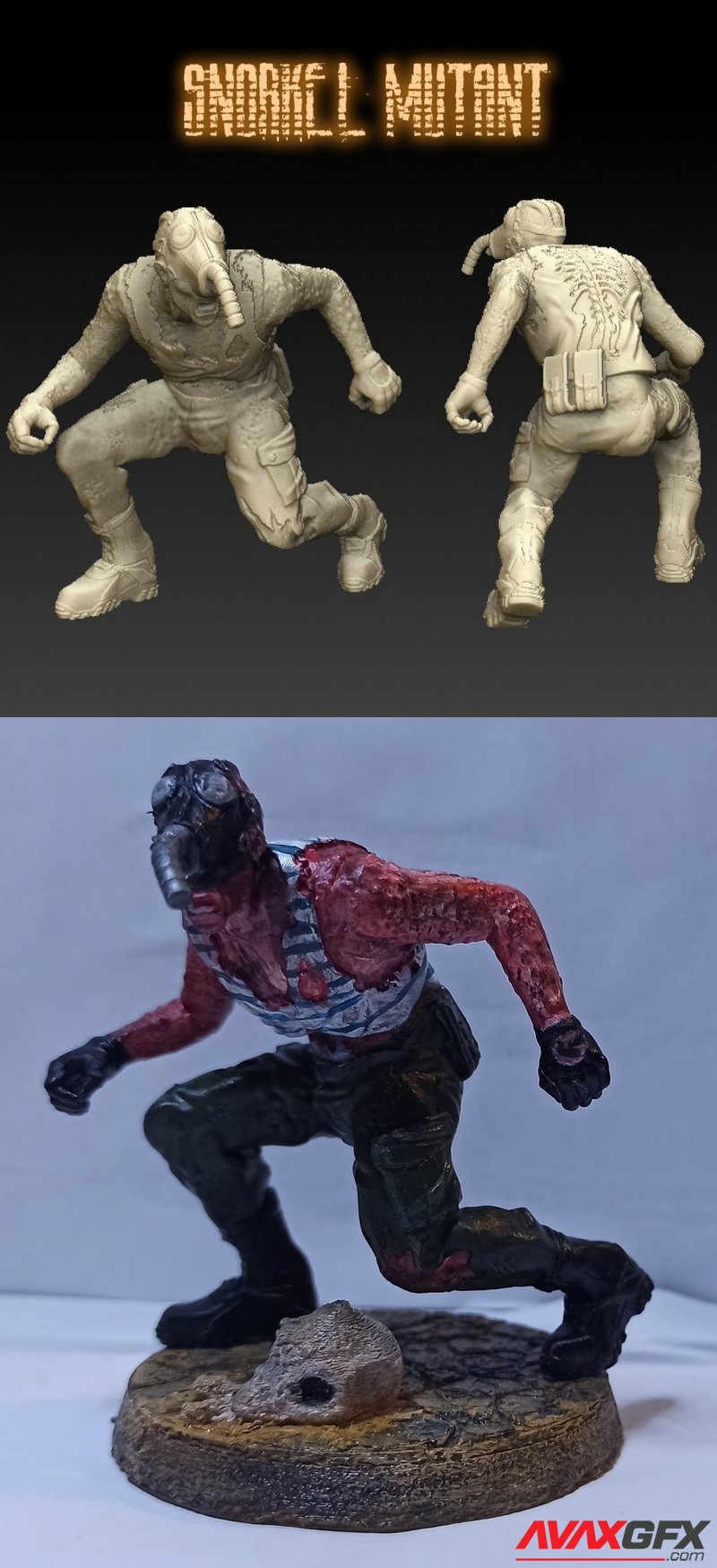 Snorkel Mutant - 3D Print Model