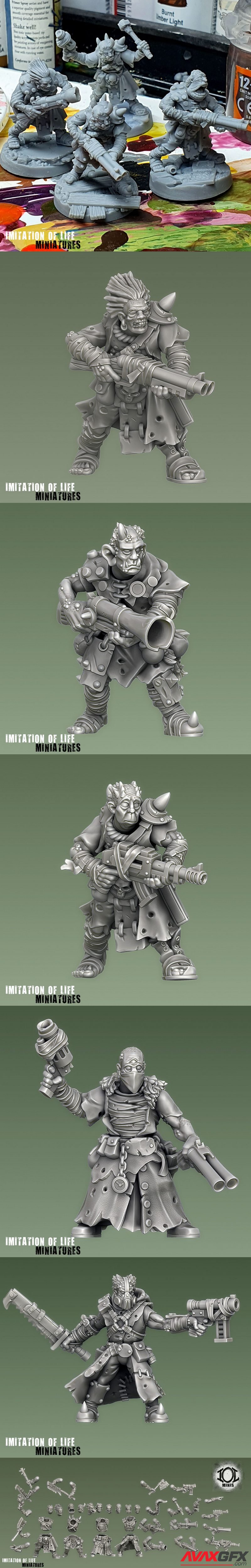 Modular Mutants Kit - 3D Print Model