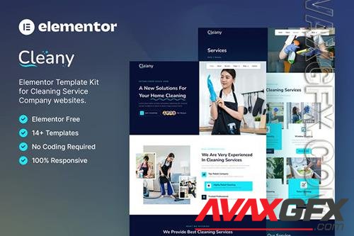 ThemeForest - Cleany – Cleaning Service Company Elementor Template Kit/39687703