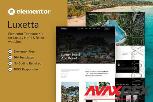 ThemeForest - Luxetta – Luxury Hotel & Resort Elementor Template Kit/40801242
