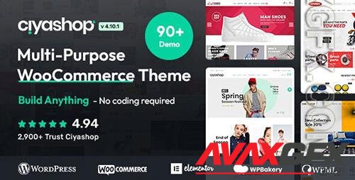 ThemeForest - CiyaShop v4.10.1 - Responsive Multi-Purpose WooCommerce WordPress Theme - 22055376 - NULLED