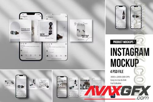 Phone Screen / UI / Instagram Mockup 