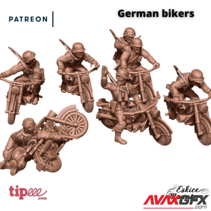 Eskice Miniature - German Motorbikes