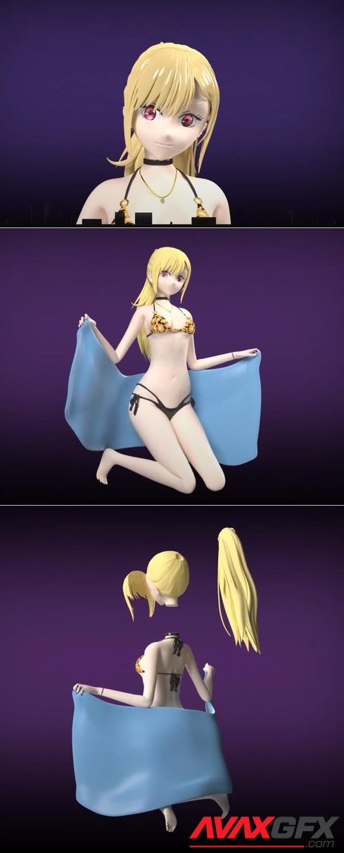 Marin Kitagawa My Dress up Darling – 3D Print