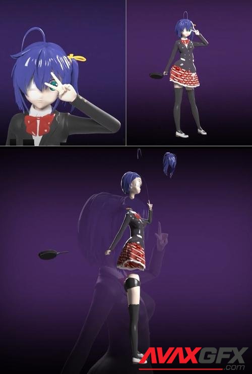 Rikka Takanashi Chunibyou Demo Koi Ga Shitai – 3D Print