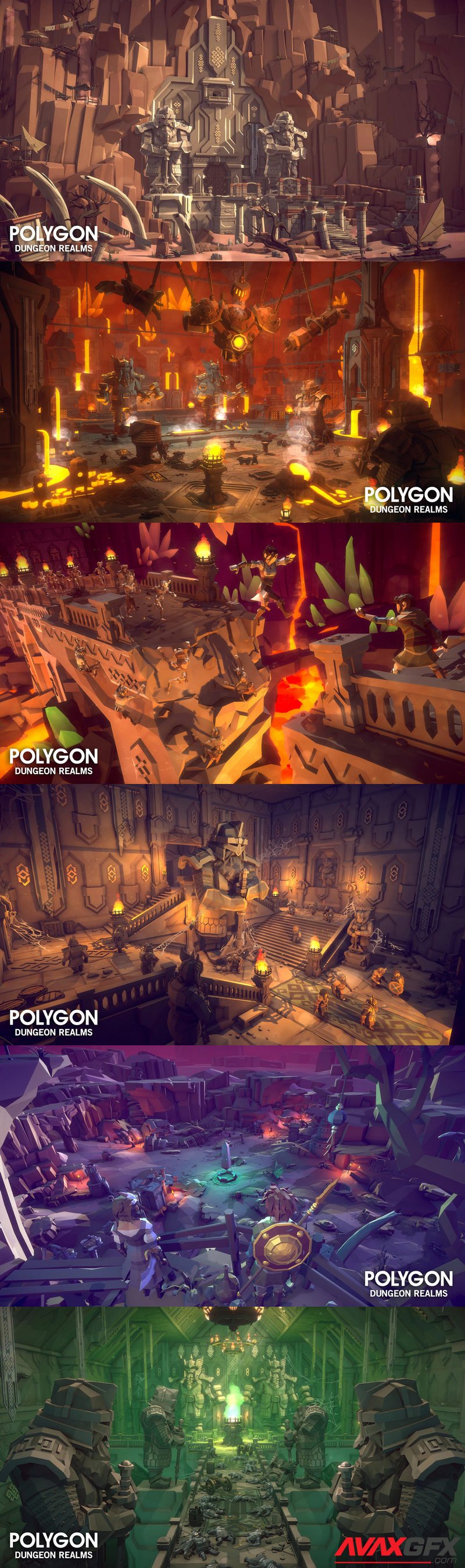 POLYGON - Dungeon Realms