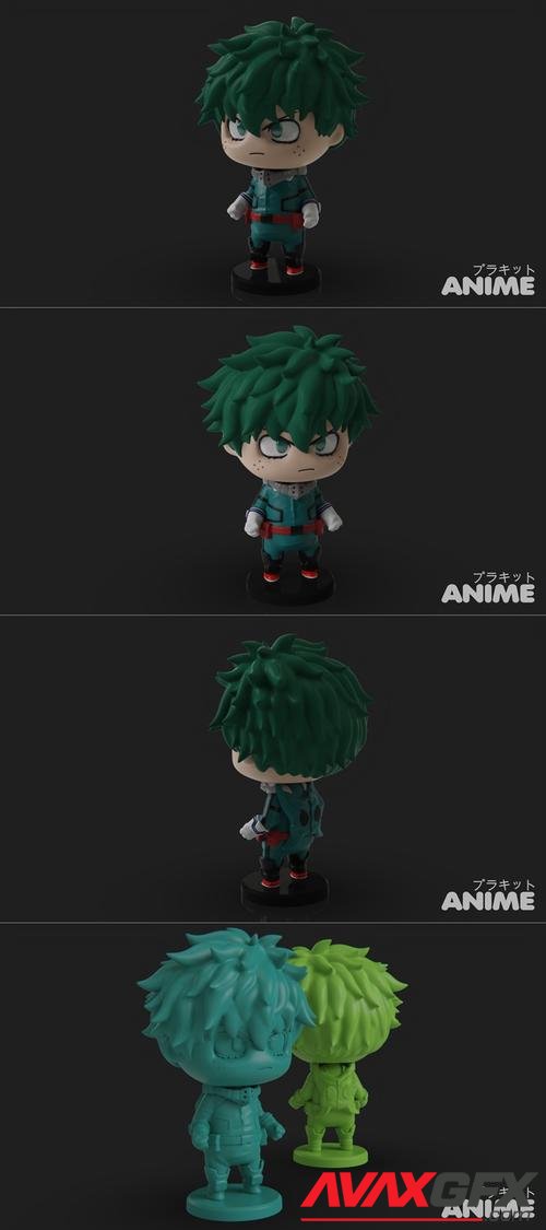 PlaKit - My Hero Academia Deku – 3D Print