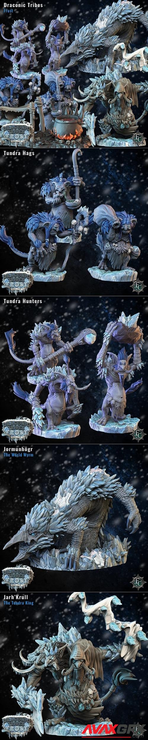 Fleshcraft Studio - Draconic Tribes - Frost Bundle – 3D Print