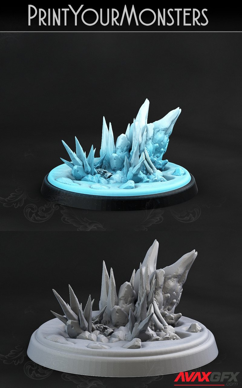 Print Your Monsters - Frozen Skeleton 2 - 3D Print Model