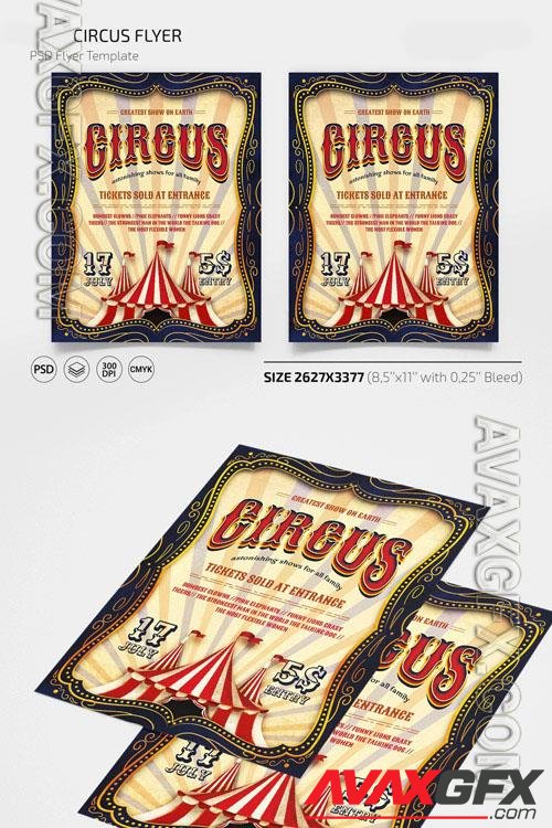 CIRCUS FLYER PSD TEMPLATE