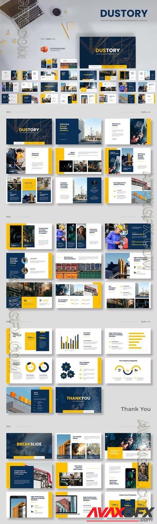 Dustory - Industry Powerpoint Template