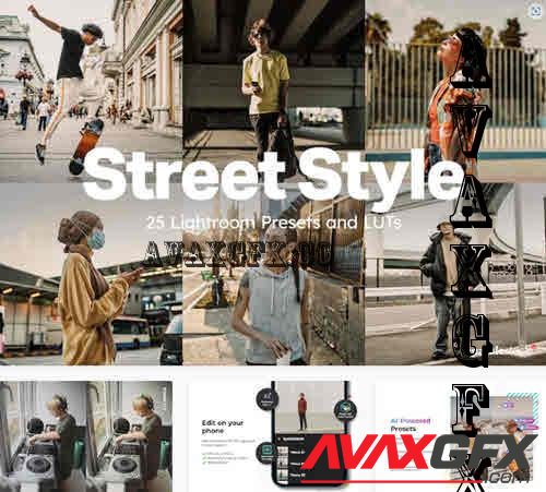 25 Street Style Lightroom Presets and LUTs - 10864224