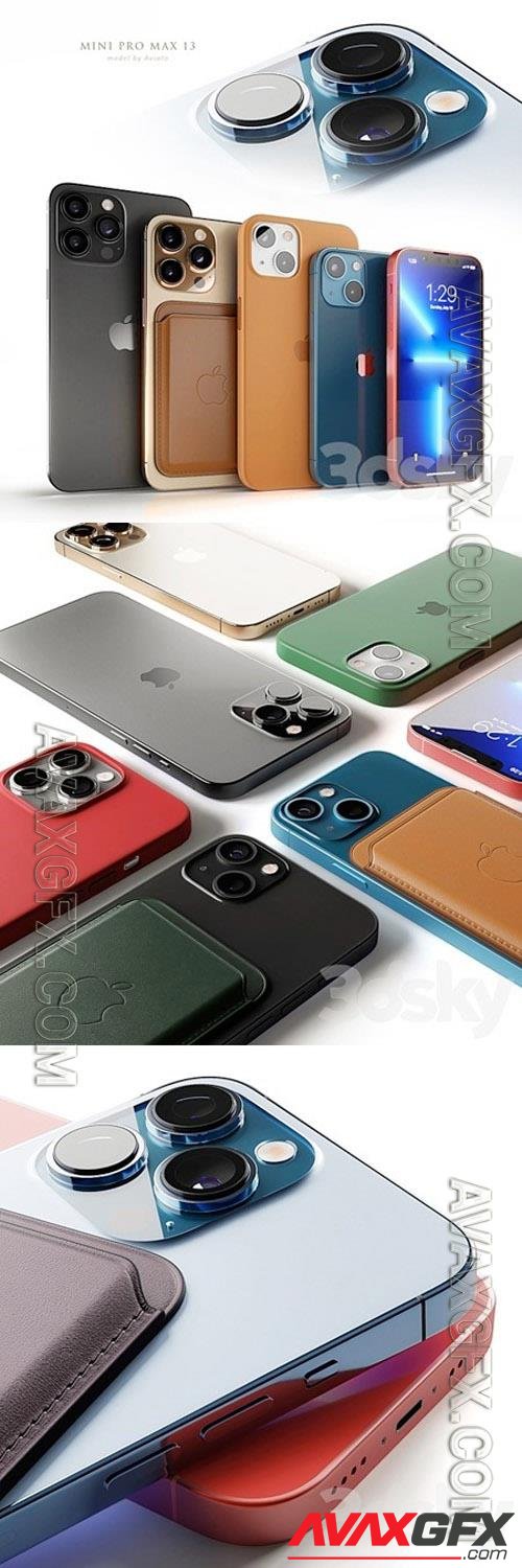 Apple iPhone 13 3D Models