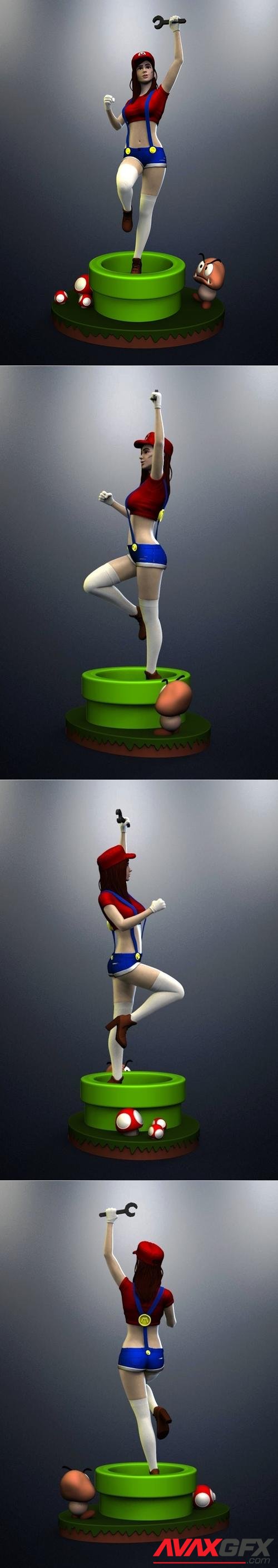 Nico3D-Art - Super Mario Girl – 3D Print