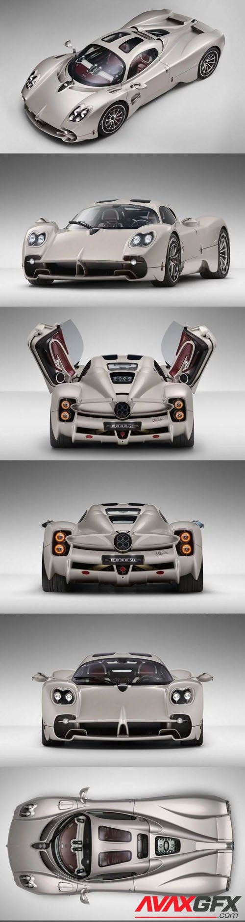 Pagani Utopia 2023 3D Model