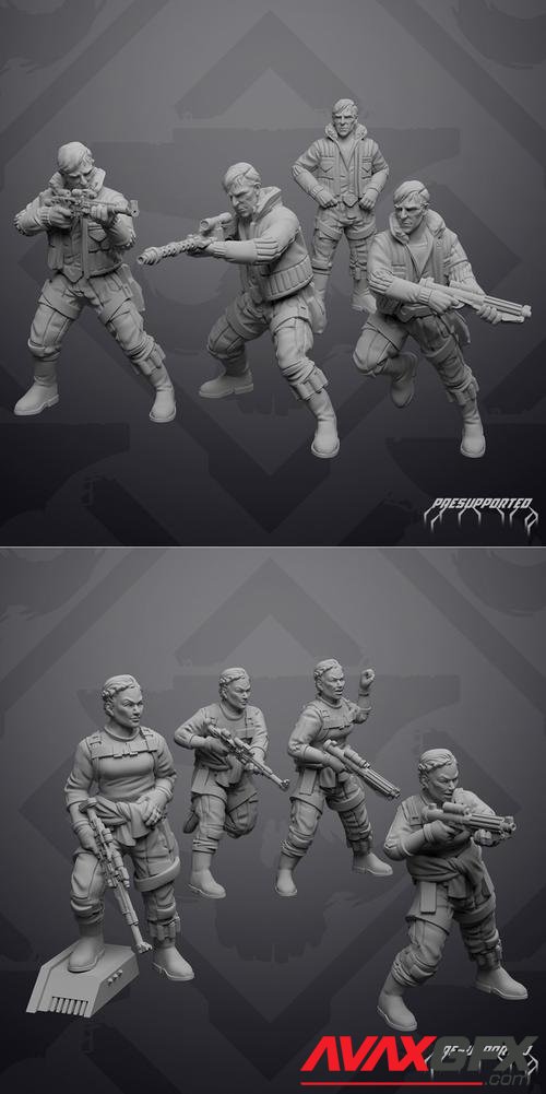 Defector Commando and Operative – 3D Print