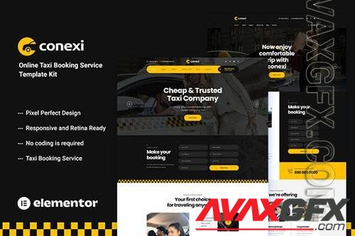 ThemeForest - Conexi - Online Taxi Booking Service Template Kit/40908788