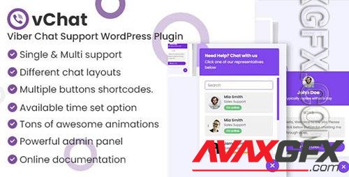 Codecanyon - vChat - Viber Chat Support WordPress Plugin/40867018