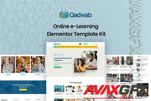 ThemeForest - Qadwab - Online e-Learning Elementor Template Kit