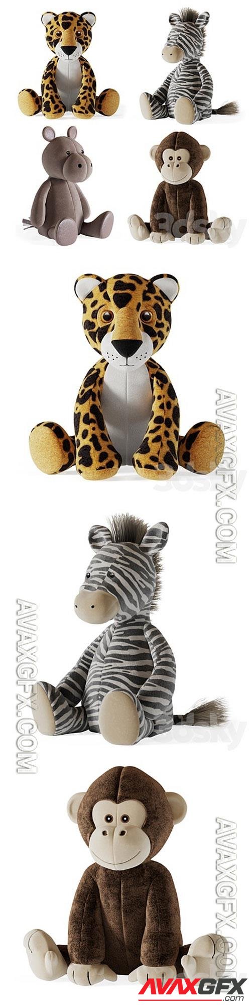 Plush Toys 05 3D Models