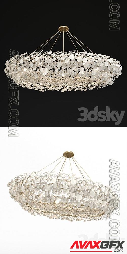 Custom Ceramic Chandelier Ceramic Chandelier 3D Models