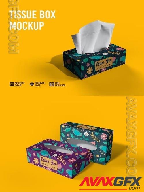 Tissue Box Mockup VSEH6RJ