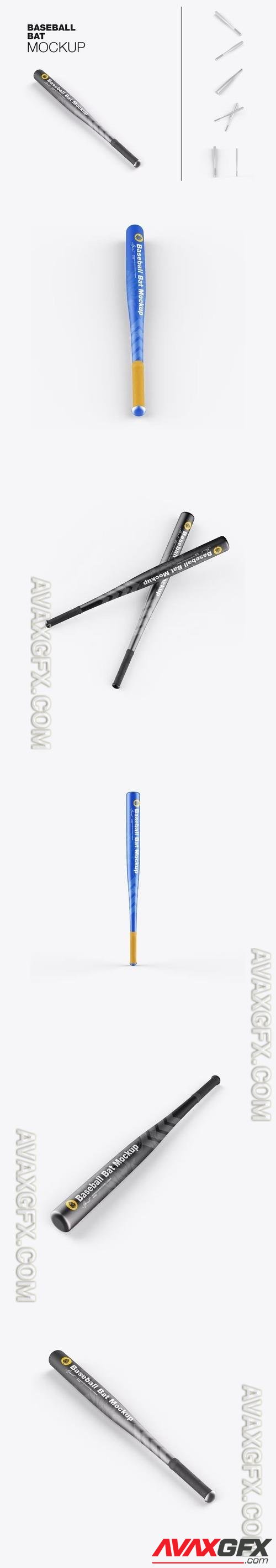 Metallic Baseball Bat Mockup CYWRY8A