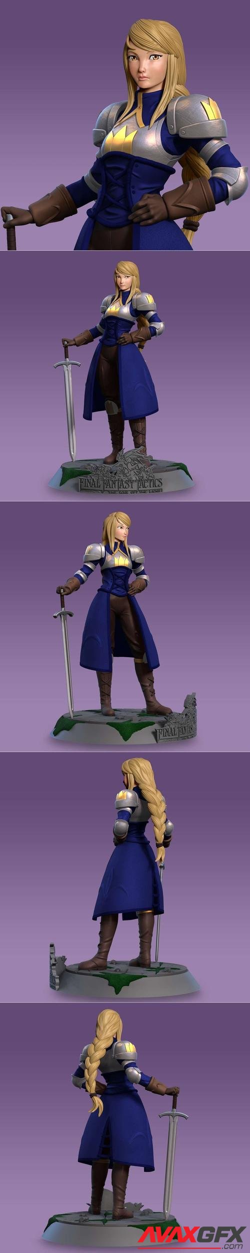 Agrias Oaks - FF Tactics – 3D Print