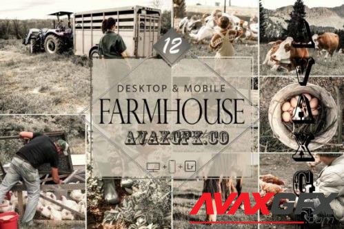 12 Farmhouse Lightroom Presets